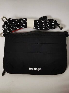 Pre-owned Topologie Casual Shoulder Bag Crossbody Bag Phone Bag Black Unisex